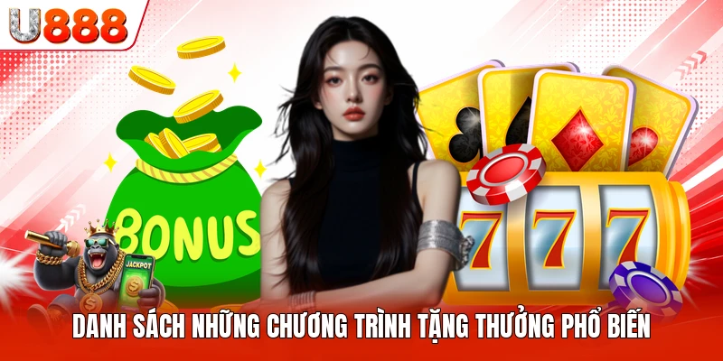 Danh sách những chương trình tặng thưởng phổ biến