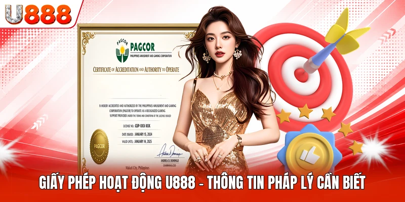 Giấy Phép Hoạt Động U888